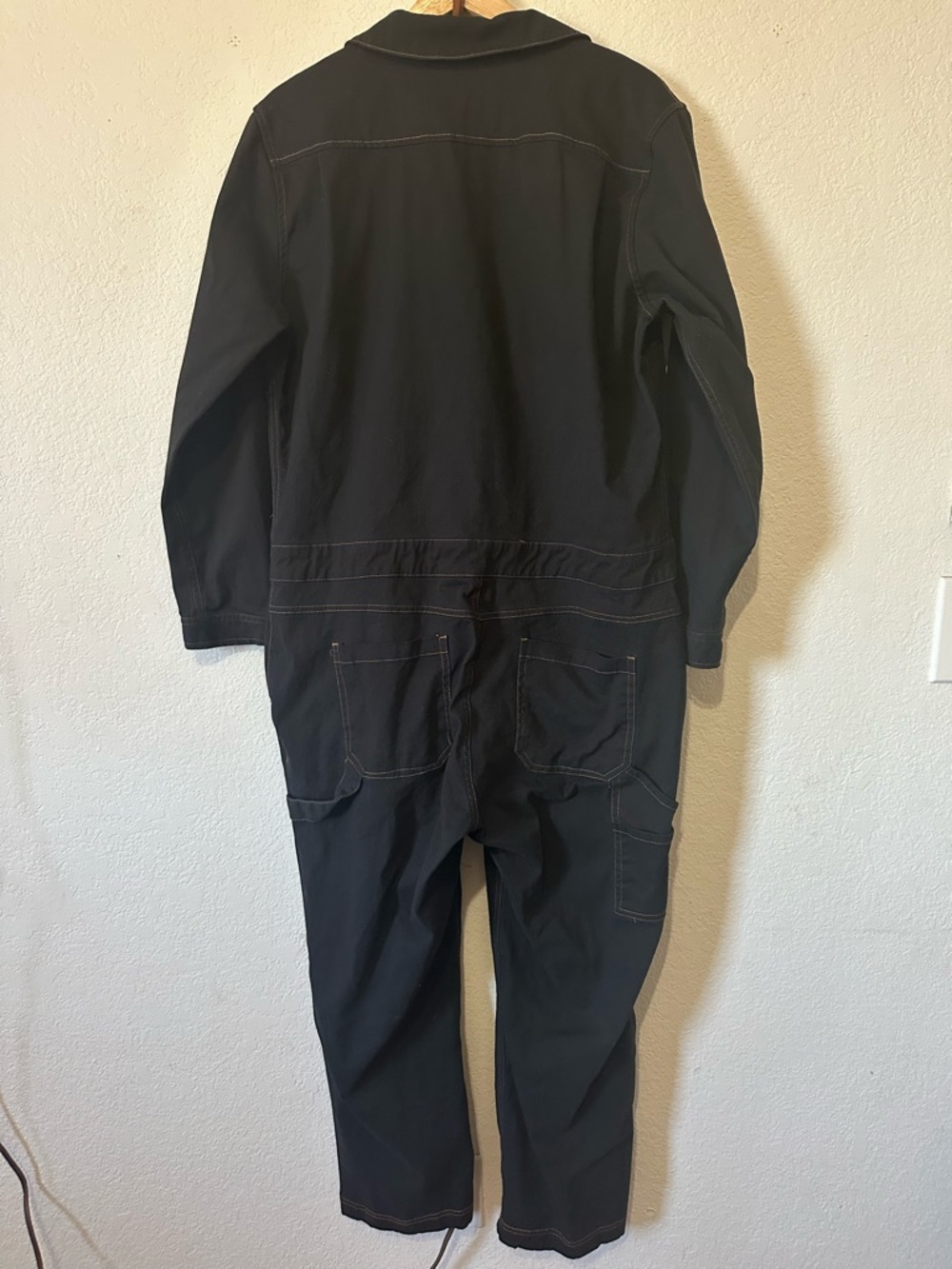 Wildfang The Essential Long Sleeve High Waisted Coverall in black - Size XL - Picture 5 of 8